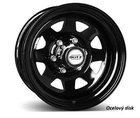 DOTZ Dakar dark 7x17 6x139,7 ET20 Černý lak