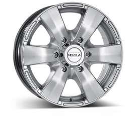 DOTZ Luxor 8x17 5X139,7 ET0 Titanový lesk